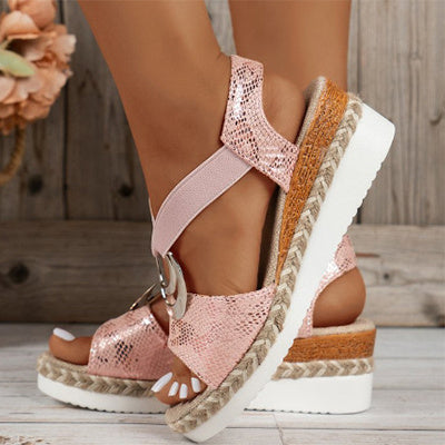 Women’s Peep Toe Wedge Sandals