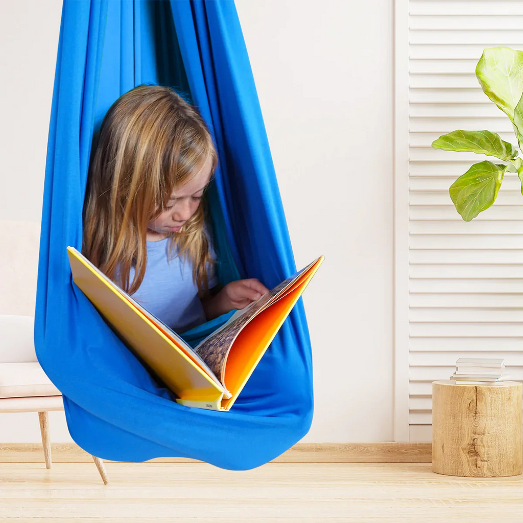 Sensory Pod Swing Hanging Hammock Chair for Kids Indoor Outdoor Relaxation