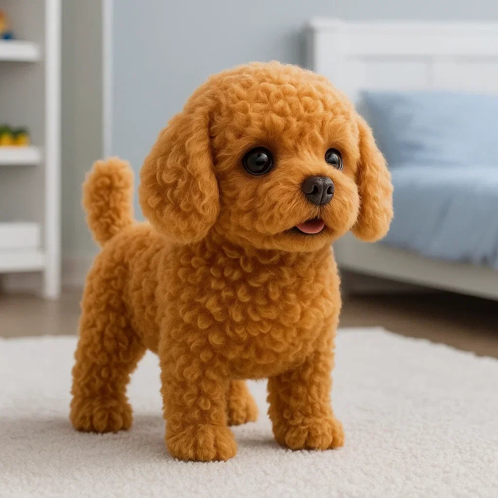 Engaging Plush Robotic Dog Toy