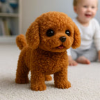 Engaging Plush Robotic Dog Toy