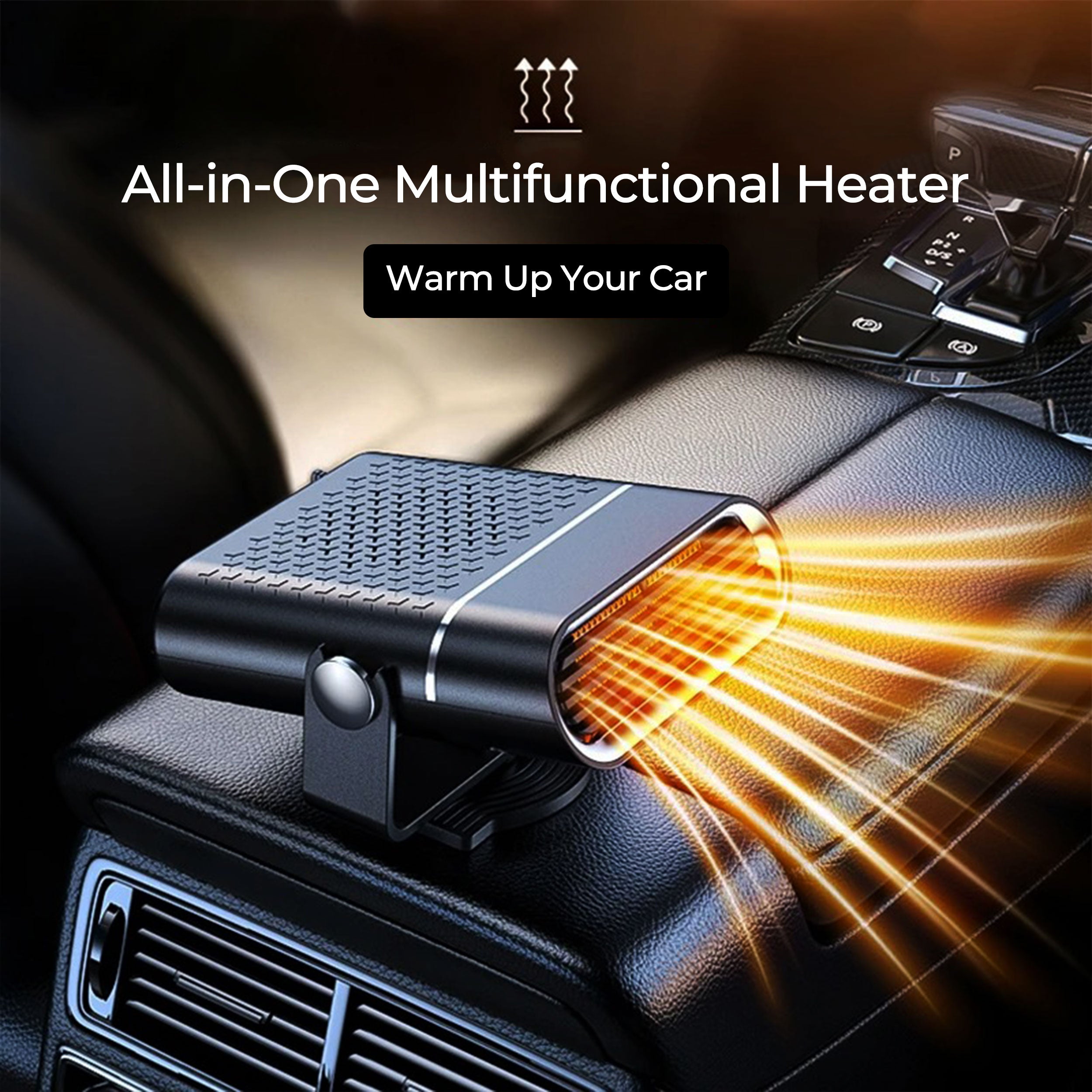 Portable Car Heater Quick Heat 30s Compact Warmth Comfort
