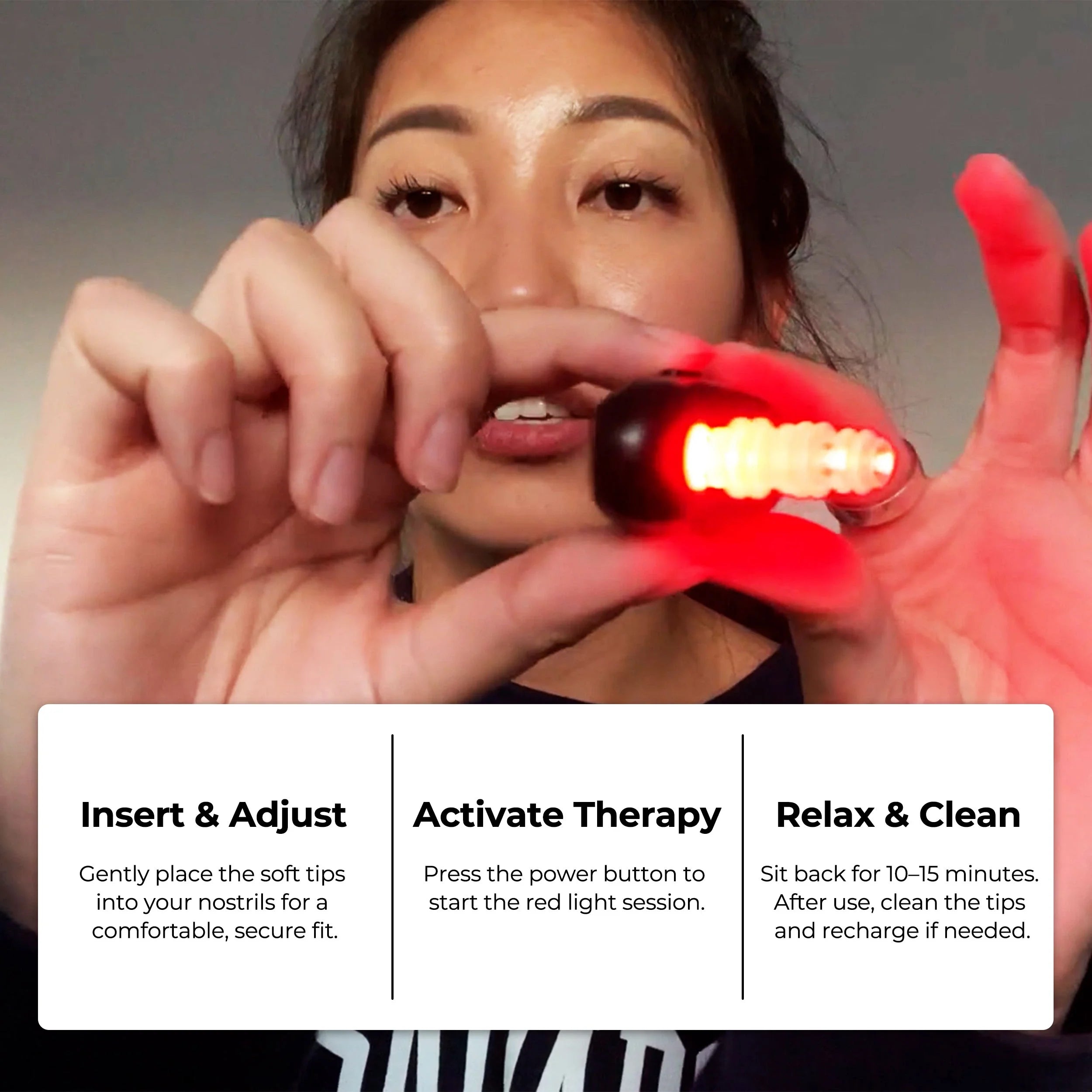 Red Light Nasal Device