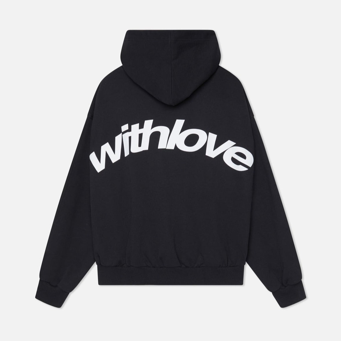 Oversized Minimalist Unisex Hoodie - Design 'With Love'