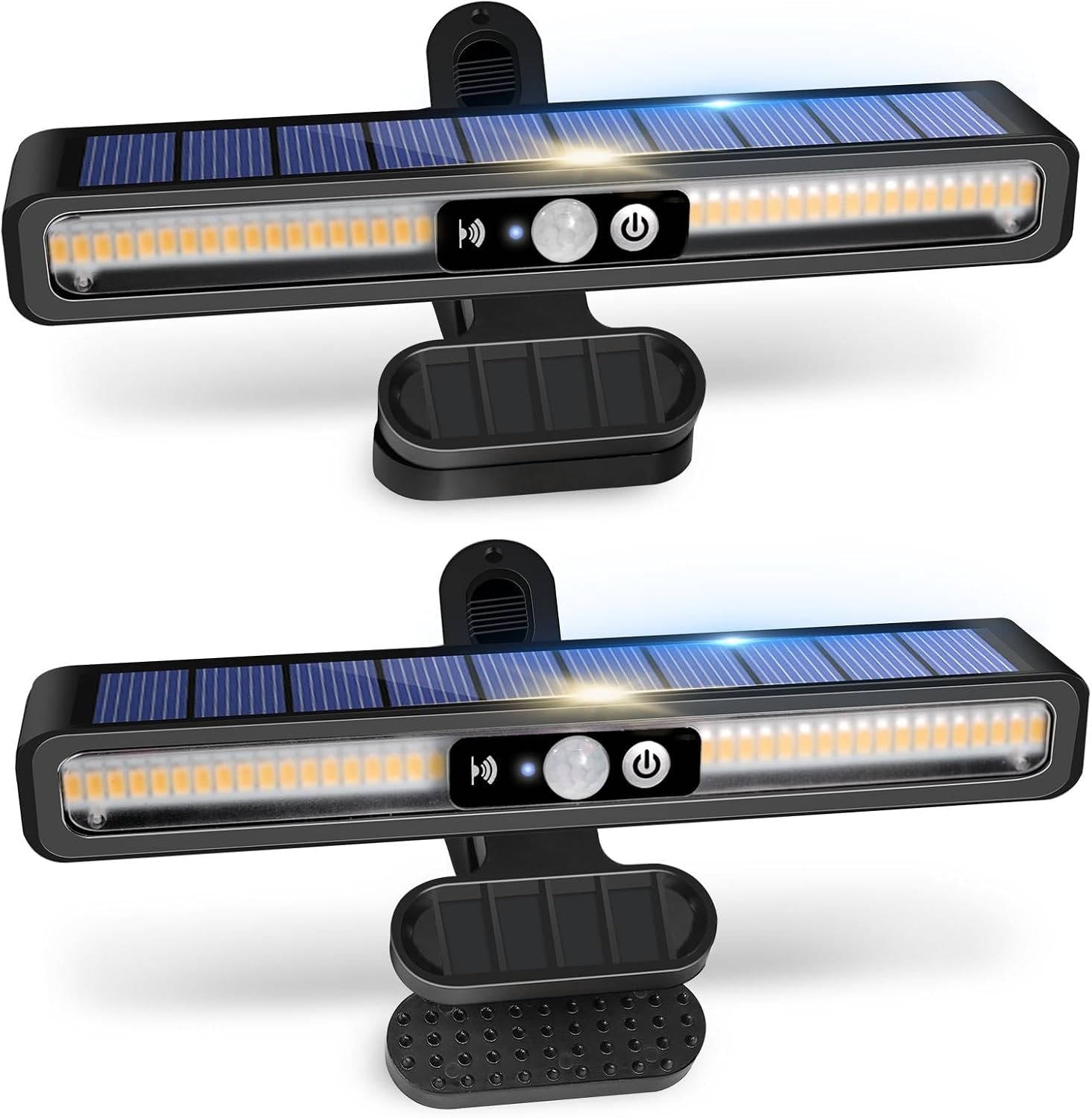 Portable Solar Fence Light Set - 2 Pieces