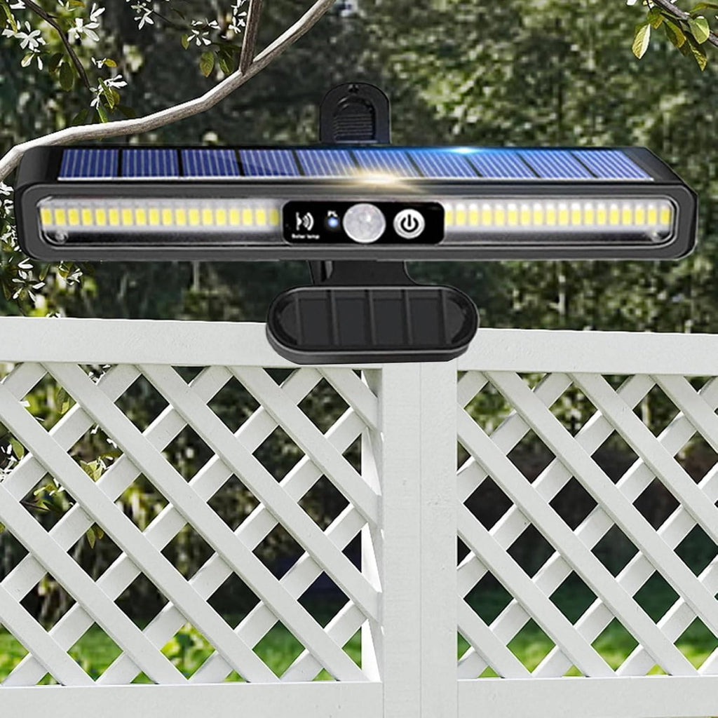 Portable Solar Fence Light Set - 2 Pieces