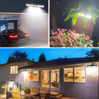 Portable Solar Fence Light Set - 2 Pieces