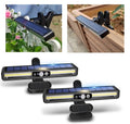Portable Solar Fence Light Set - 2 Pieces