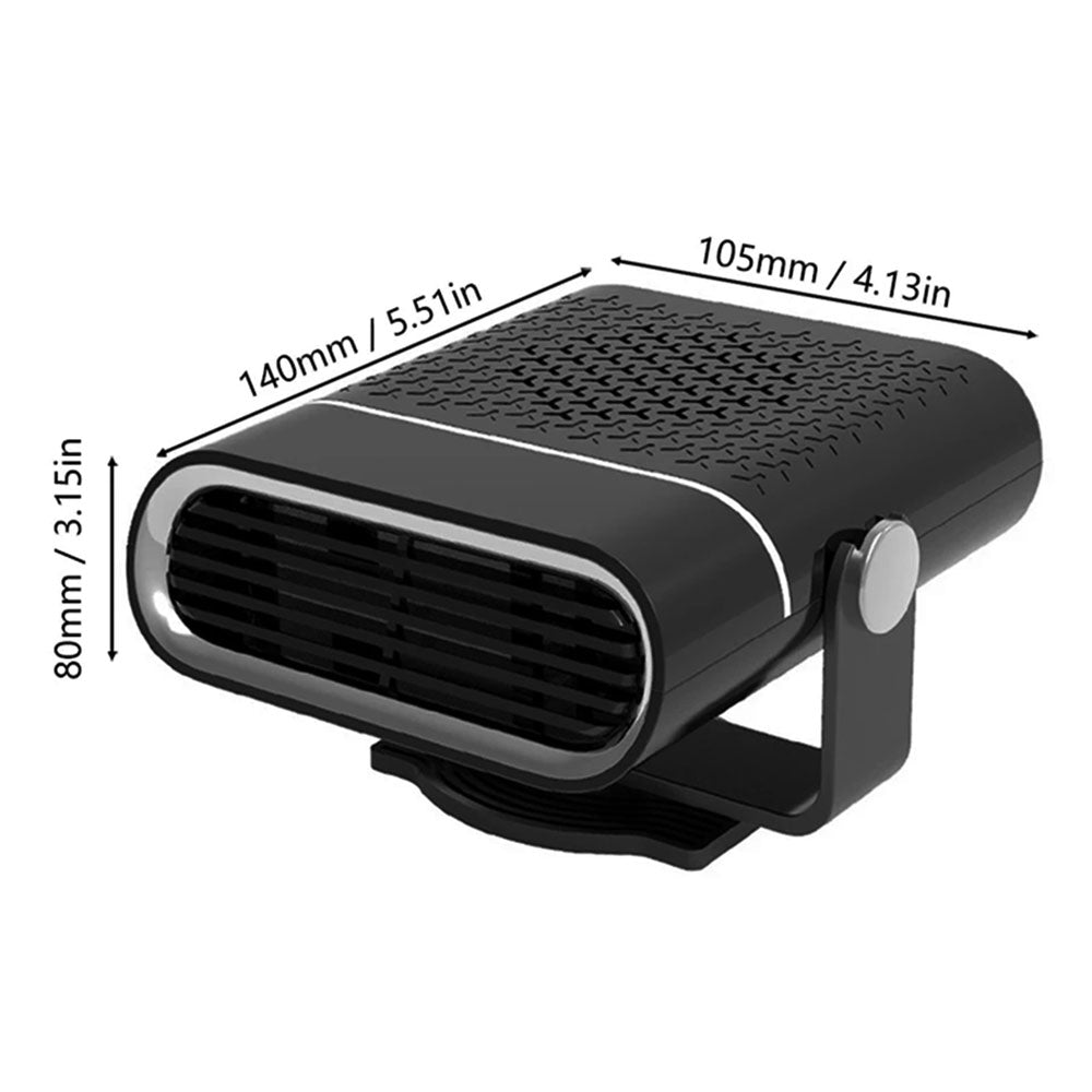 Portable Car Heater Quick Heat 30s Compact Warmth Comfort